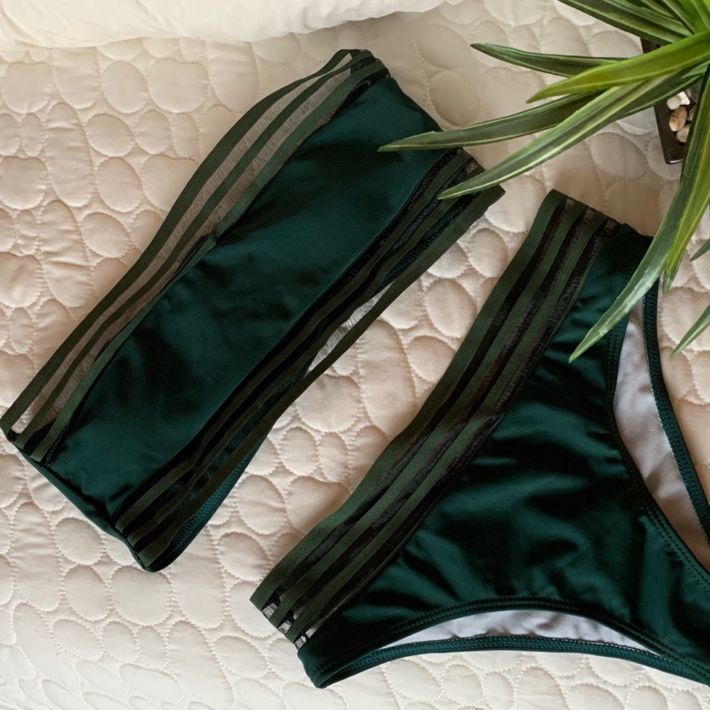 Emerald Green SHEIN swimsuit